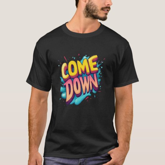 マルチカラー降臨エンブレム Tシャツ (正面)