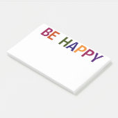 マルチカラー10×6 Be Happy ポストイット (アングル)