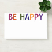 マルチカラー10×6 Be Happy ポストイット (オフィス)