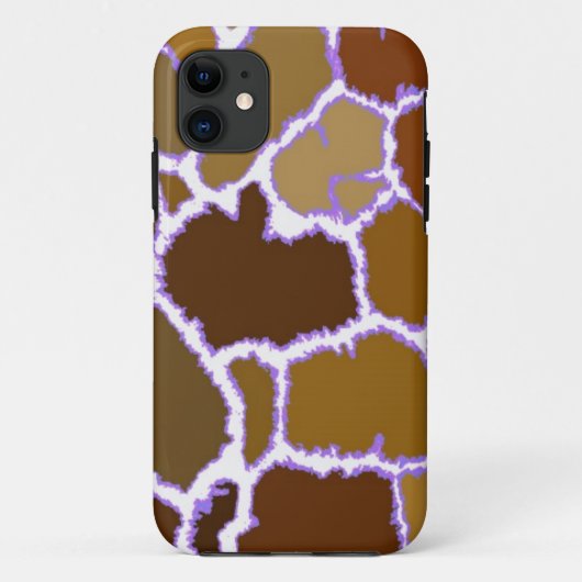 マルチカラー+キリン+毛皮+模様 iPhone 5 ケース Case-Mate iPhoneケース (裏面)