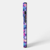 マルチカラー コンフェティ iPhoneケース (左側面)