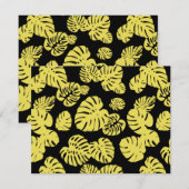 マルチカラー トロピカル リーフ 7 ノートカード (正面/裏面)