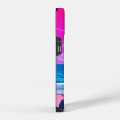マルチカラー ビーチ 日没 Phone iPhoneケース (右側面)