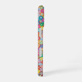 マルチカラー 桜 花柄 スマホケース iPhone 16ケース (右側面)