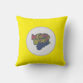 マルチカラー「裕福なウィムシー」の手紙デザイン クッション (裏面)