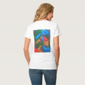 マルチカラー Tシャツ (裏面フル)