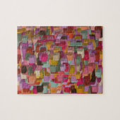 マルチコレアにおけるストライプ矩形ブロック及びデザイン ジグソーパズル (横)