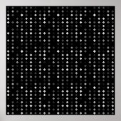 マルチコールによる抽象芸術シームレスなパターン背景 ポスター (正面)