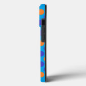 マルチジェンダープライドフラグの色水玉模様 Case-Mate iPhoneケース (裏面 / 左)