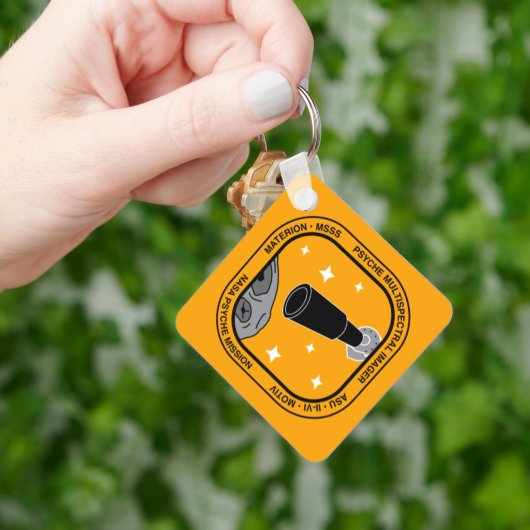 マルチスペクトルイメージャのロゴ キーホルダー (手)