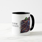 マルチスポーツピックボールバスケットボールピックボール マグカップ (正面右)