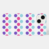マルチセクシャルプライドフラグの色の水玉模様 Case-Mate iPhoneケース (裏面 (横))
