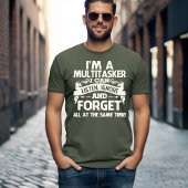 マルチタスクが得意な人でーす 面白Tシャツ Tシャツ