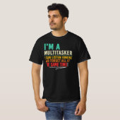 マルチタスクが得意!聞くフリ 忘れるフリ Tシャツ (正面フル)
