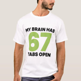マルチタスクの混乱を楽しむ忙しい思考 Tシャツ