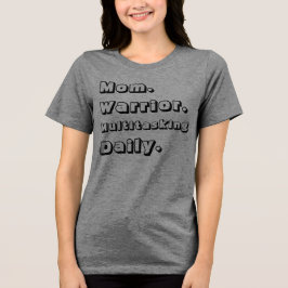 マルチタスクママウォーリアグレー トライブレンドTシャツ