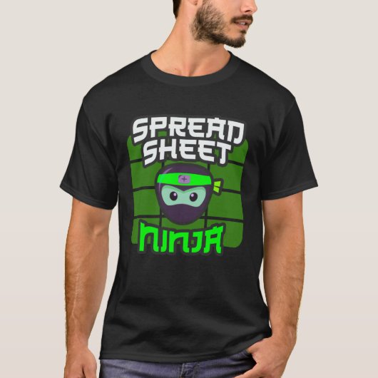 マルチタスクCFO会計士分析スプレッドシートN Tシャツ (正面)