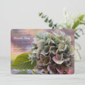 マルチトーンアジサイ招待状 招待状 (スタンド正面)