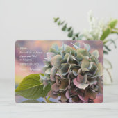 マルチトーンアジサイ招待状 招待状 (スタンド正面)