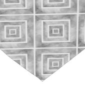 マルチトーングレー、白抽象芸術水色パターン ショートテーブルランナー (コーナー)