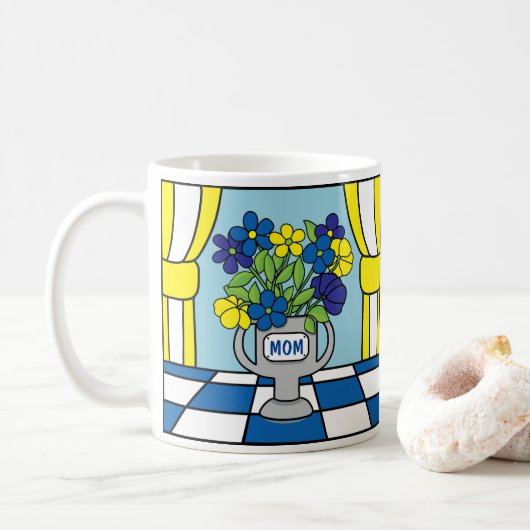 マルチドエリストクラシックホワイトコーヒーマグ コーヒーマグカップ (ドーナツ)