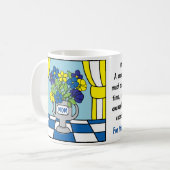 マルチドエリストクラシックホワイトコーヒーマグ コーヒーマグカップ (正面左)