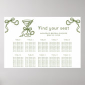 マルチニと弓 – 結婚の座席表 ポスター (正面)