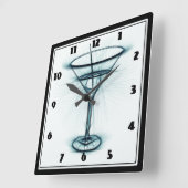 マルチニガラススケッチ スクエア壁時計 (傾斜)