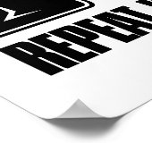 マルチニドリンクシンボルや象徴 – 必要もしな繰り返し ポスター (角)