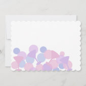 マルチニバブルパーティの招待状 招待状 (裏面)