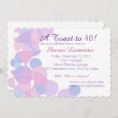 マルチニバブルパーティの招待状 招待状 (正面/裏面)