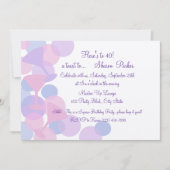 マルチニバブルパーティの招待状 招待状 (正面)