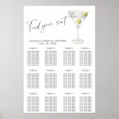 マルチニブライダルシャワー座席表 ポスター (正面)