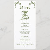 マルチニボウブライダルシャワーメニュー メニュー (正面)