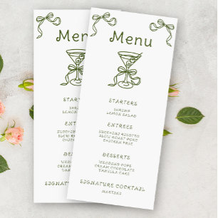 マルチニボウブライダルシャワーメニュー メニュー