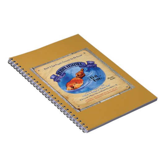 マルチネーゼのビーバーのフェスティバルの尾乗車のノート ノートブック (右側)