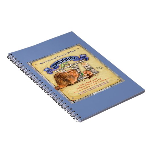 マルチネーゼのビーバーのフェスティバルVIのママおよびベビーのノート ノートブック (右側)