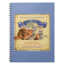 マルチネーゼのビーバーのフェスティバルVIのママおよびベビーのノート ノートブック