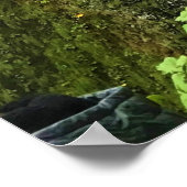 マルチノマ滝、コロンビアリバーゲージ、オレゴン ポスター (角)