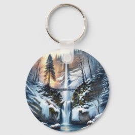 マルチノマ秋スノウィクリスマスツリー キーホルダー