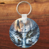 マルチノマ秋スノウィクリスマスツリー キーホルダー (正面)