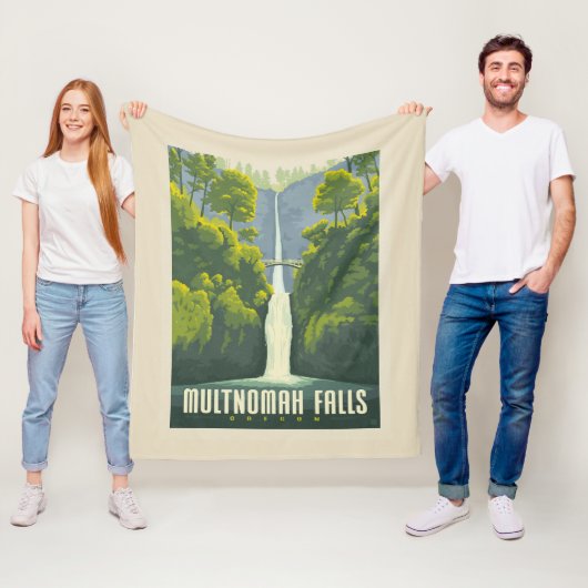 マルチノマ秋 | オレゴン フリースブランケット (インサイチュ)