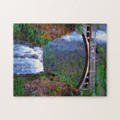 マルチノ滝オレゴン。 ジグソーパズル (横)