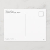 マルチノ滝、OR シーズンポストカード (裏面)