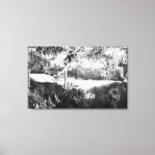 マルチノ滝PhotographColumbia Riverまたは2 キャンバスプリント (正面)