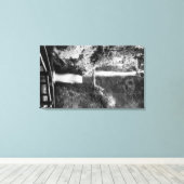 マルチノ滝PhotographColumbia River, OR キャンバスプリント (インサイチュ (ウッドフロア))