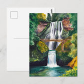 マルチノ秋水の色絵を描の旅行 ポストカード (正面/裏面)