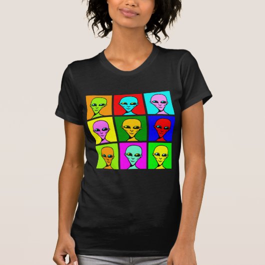 マルチバポップ・アートのーサルカスタマイズ- Tシャツ (正面)
