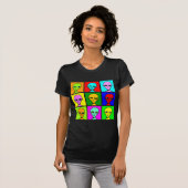 マルチバポップ・アートのーサルカスタマイズ- Tシャツ (正面フル)