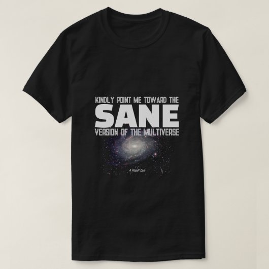 マルチバース (理性的) - MisterP Tシャツ (デザイン正面)